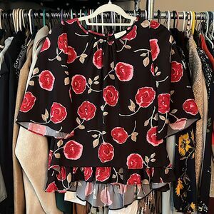 Like New! Kate Spade Floral Top